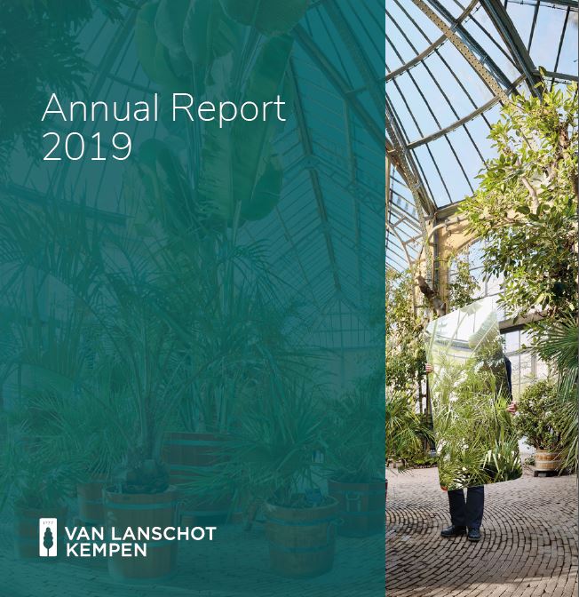 Cover of the Van Lanschot Kempen Annual Report 2019
